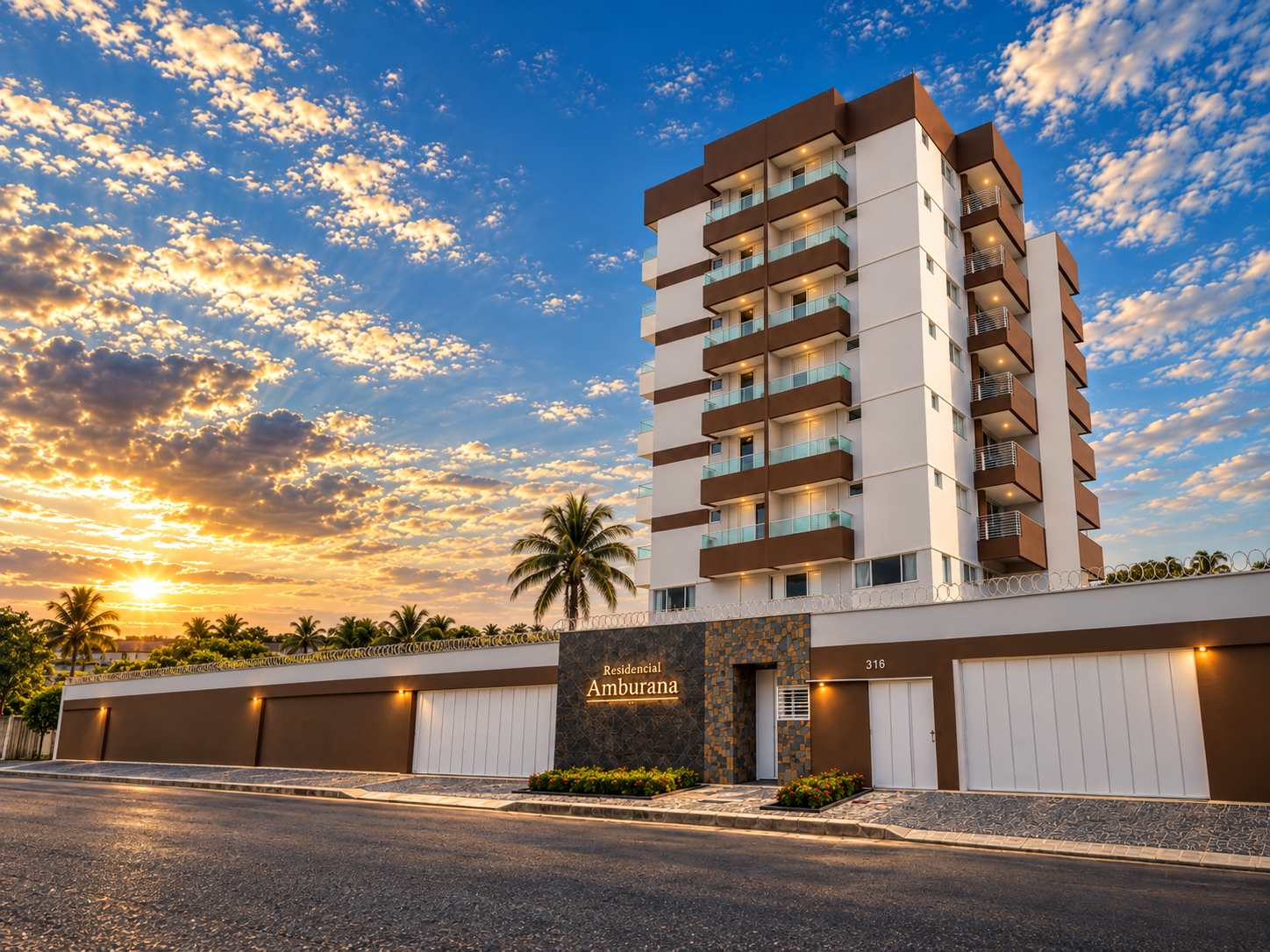 Fachada do Residencial Amburana