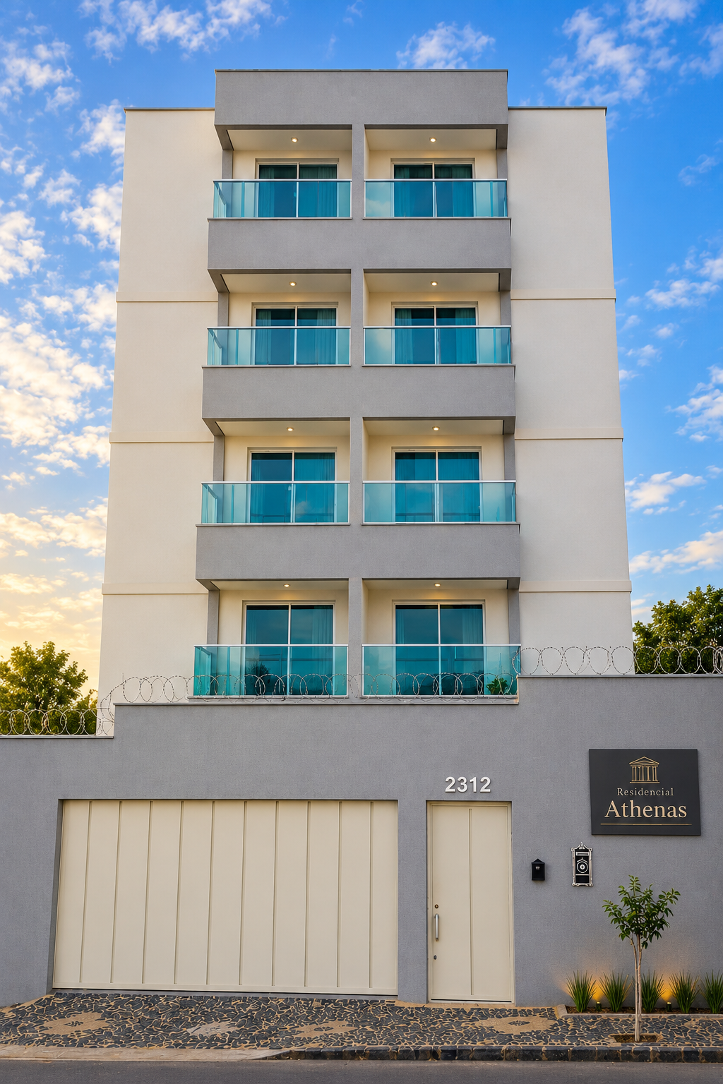 Fachada do Residencial Athenas