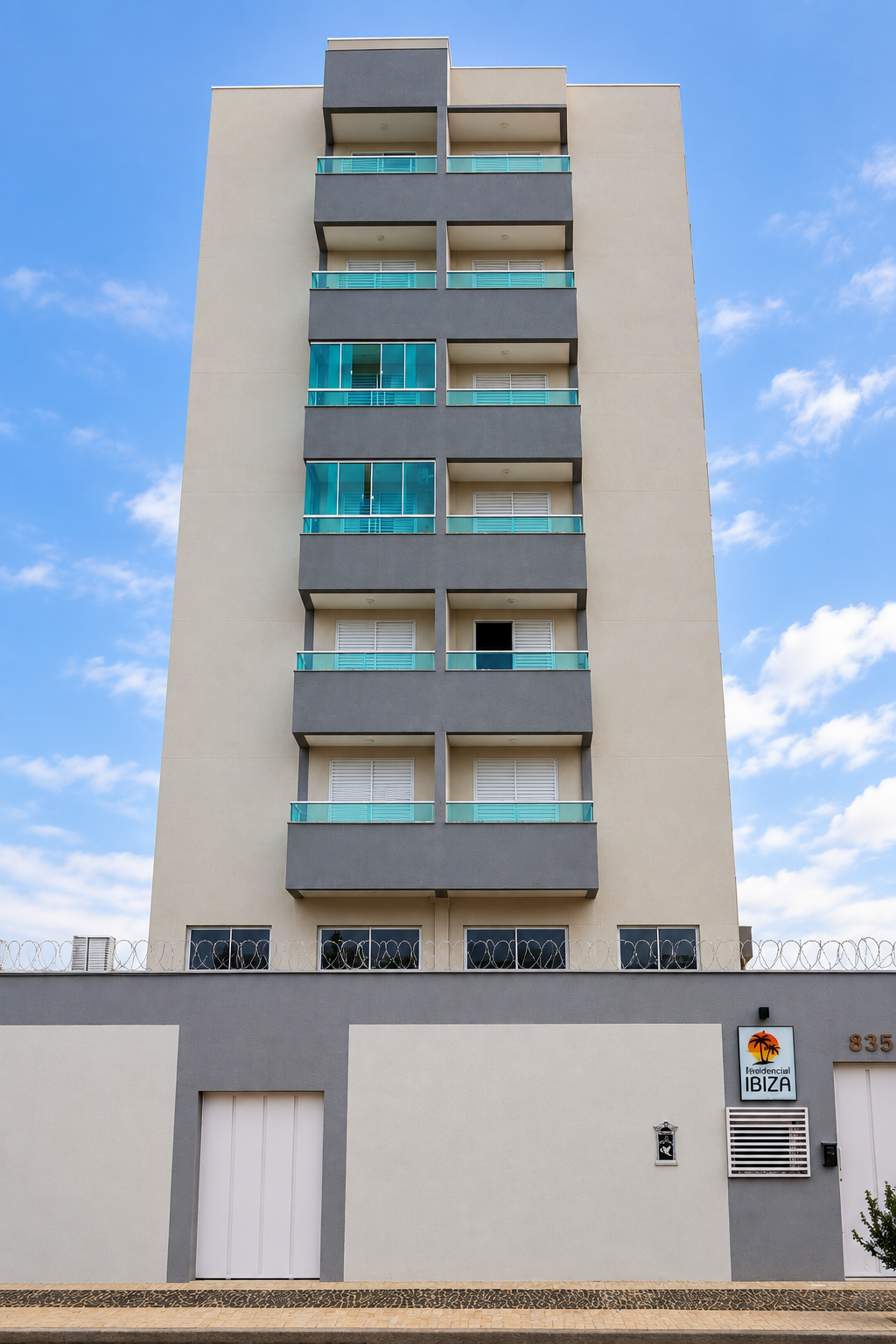 Fachada do Residencial Ibiza