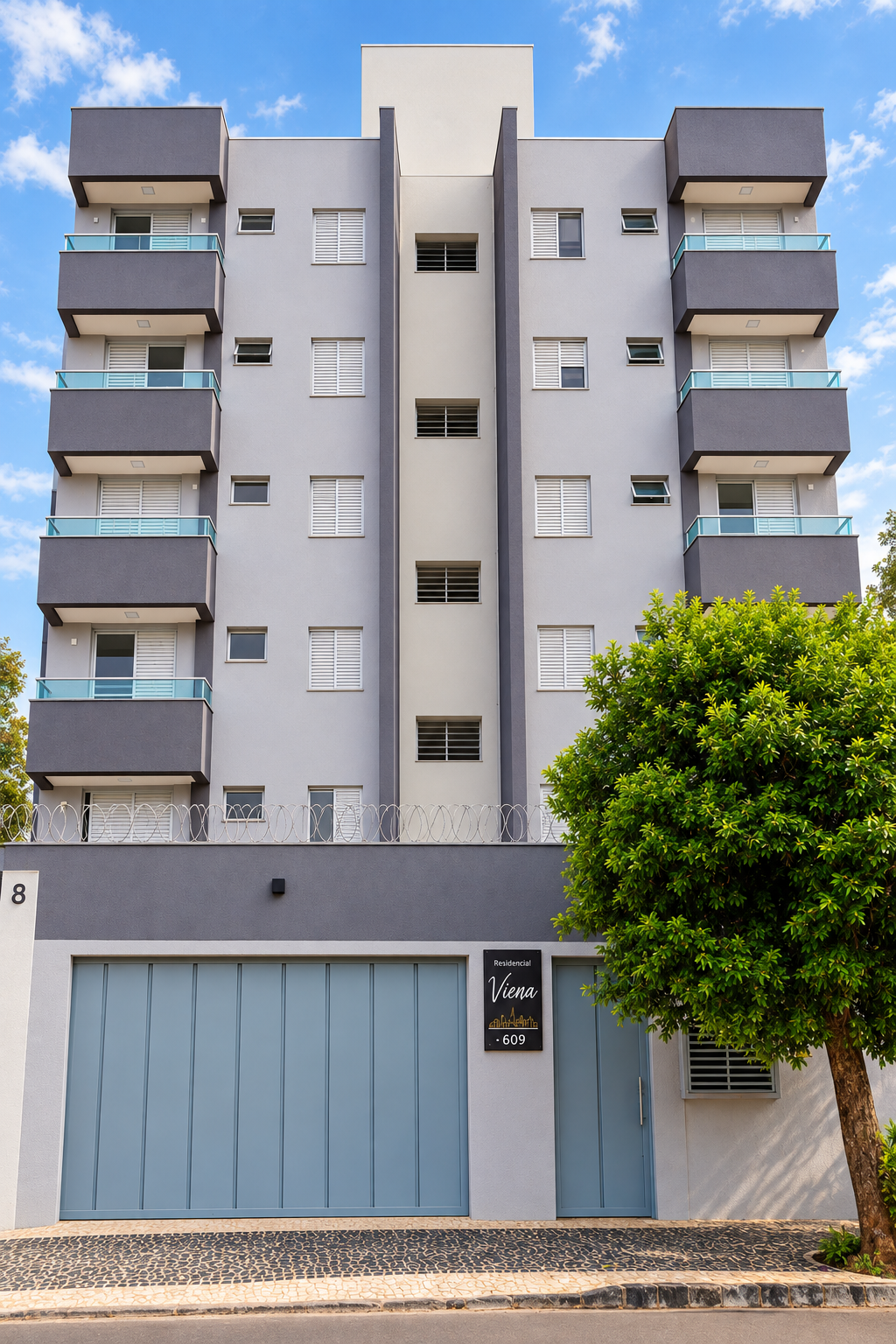 Fachada do Residencial Viena