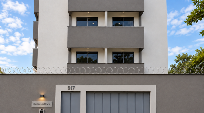 Fachada do Residencial Paris